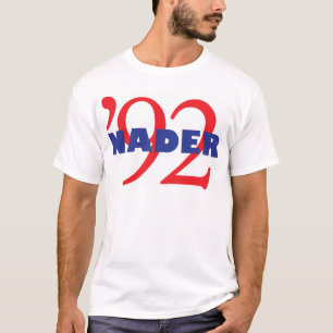 Vintage Campaign Logo Ralph Nader 1992 T-Shirt