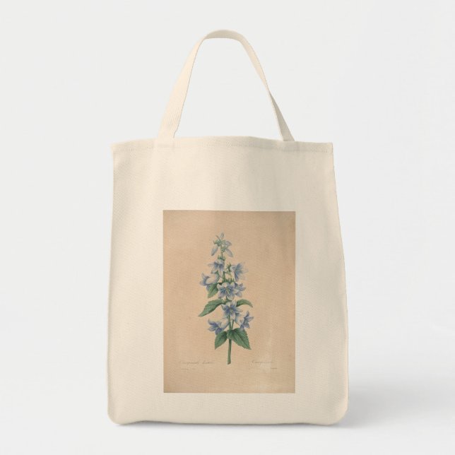 Vintage Campanula by Redoute - Grocery Bags (Front)