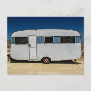 Vintage camper caravan postcards