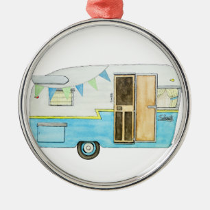 Vintage Camper Trailer Ornament
