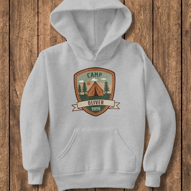 Vintage Camping Badge Personalised (Creator Uploaded)