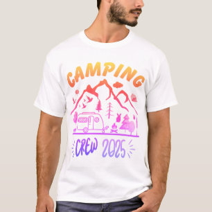 Vintage Camping Crew 2025 lover camping cute humou T-Shirt