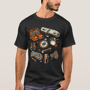 Vintage Camping Essentials T-Shirt   Retro Outdoor