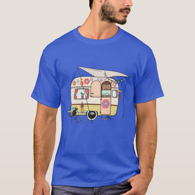 Vintage Camping friend T-Shirt (Front)