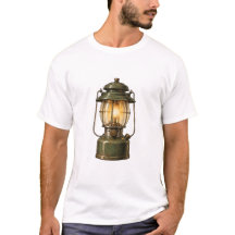 Vintage Camping Lantern Retro Outdoor Illustration