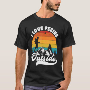 Vintage Camping Men Hiker Outdoor Retro Camper T-Shirt