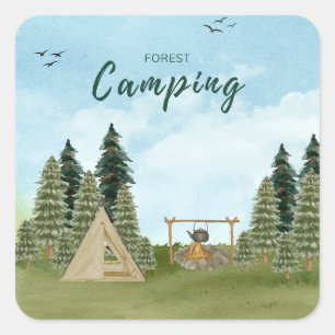 Vintage Camping / Outdoors Sticker take a hike