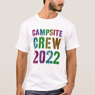 Vintage CAMPSITE CREW 2022 Summer Staff Counsellor T-Shirt