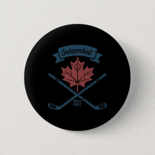 Vintage Canada Day – Independant Since 1867 - Cana 6 Cm Round Badge