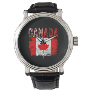 Vintage Canada Flag Canadian Flag Maple Leaf Watch