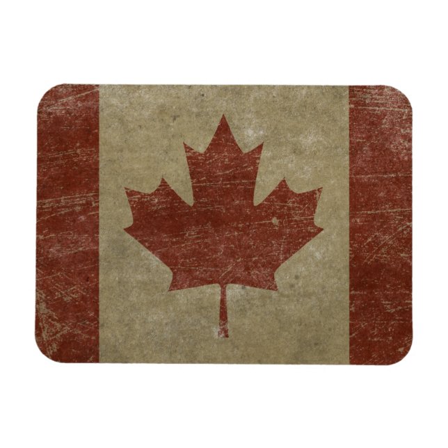 Vintage Canada Flag Magnet (Horizontal)