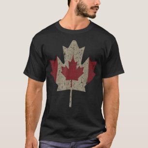 Vintage Canada Flag Maple Leaf Canadian Pride T-Shirt