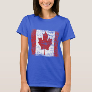 Vintage Canada Flag T Shirt design.