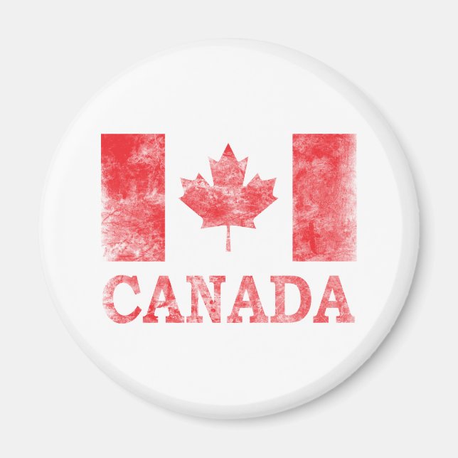 Vintage Canada Magnet (Front)