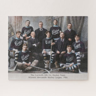 Vintage Canadian Hockey 1906 Jigsaw Puzzle