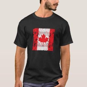 Vintage Canadian Pride Canada Day Maple Leaf Canad T-Shirt