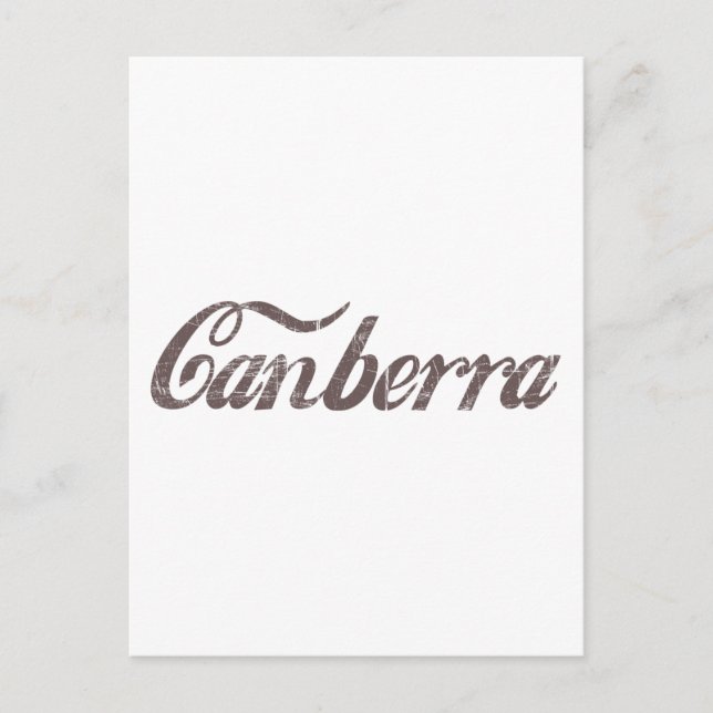 Vintage Canberra Postcard (Front)