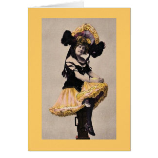 Vintage Cancan Woman