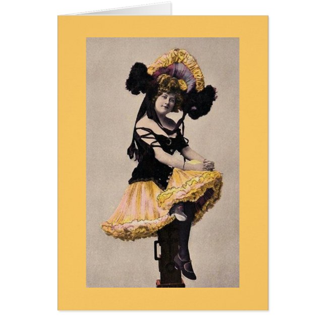 Vintage Cancan Woman (Front)