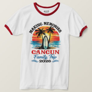 Vintage Cancun Family Trip 2026 T-Shirt