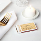 Vintage Candle Personalised Matches