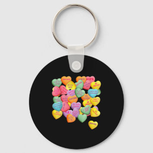 Vintage Candy Conversation Hearts For Anti Valenti Key Ring
