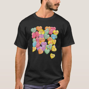 Vintage Candy Conversation Hearts For Anti Valenti T-Shirt