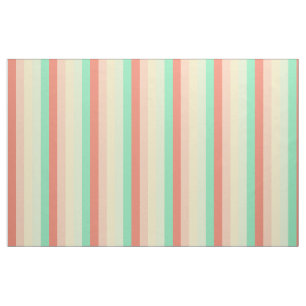 Vintage Candy Jar Palette Stripes Fabric