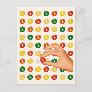 Vintage Candy Postcard