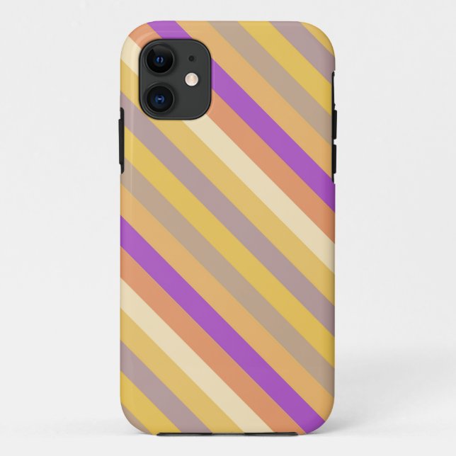Vintage candy stripes pattern Case-Mate iPhone case (Back)
