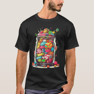 vintage Candy Sweets Confectionery Gummy Chocolate T-Shirt