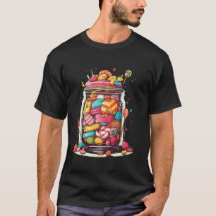 vintage Candy Sweets Confectionery Gummy Chocolate T-Shirt