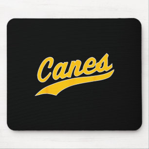 Vintage canes name for men women kids mouse mat