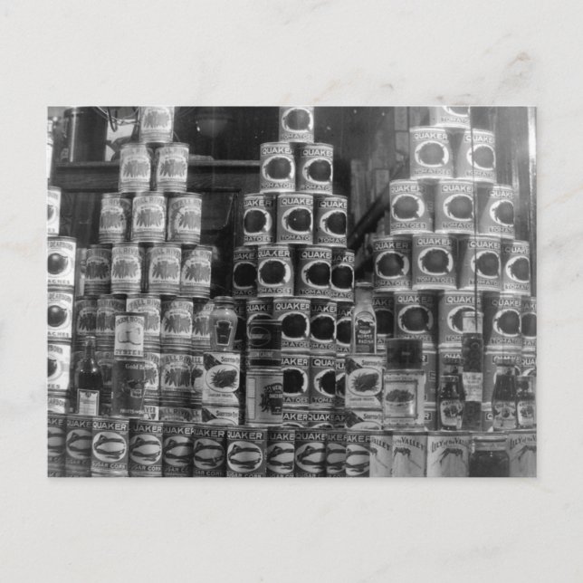 Vintage Canned Food Postcard (Front)