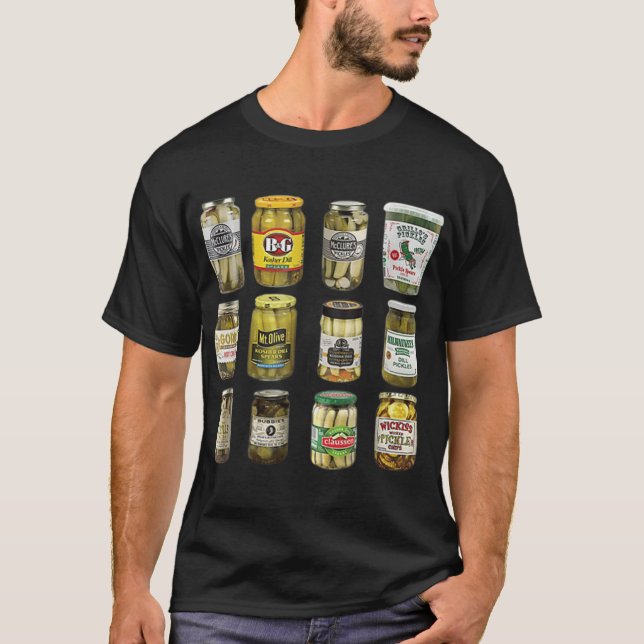 vintage Canned Pickles family T-Shirt (Front)
