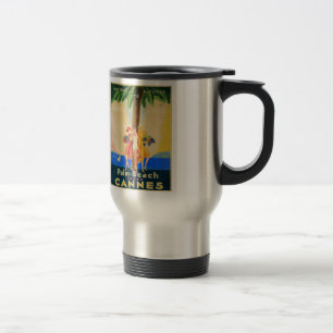 Vintage Cannes French Travel Mug