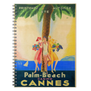 Vintage Cannes French Travel Notebook