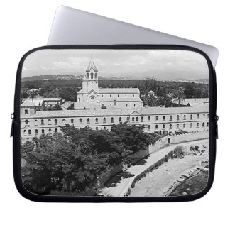 Vintage Cannes Saint-Honorat island monastery Laptop Sleeve