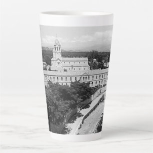 Vintage Cannes Saint-Honorat island monastery Latte Mug