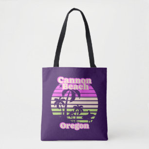 Vintage Cannon Beach Oregon Tote Bag