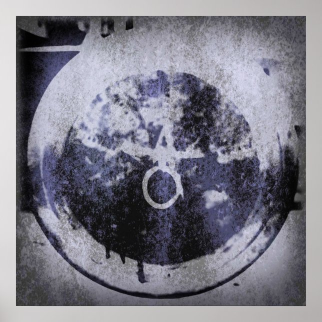 Vintage Cannon Grunge Poster (Front)