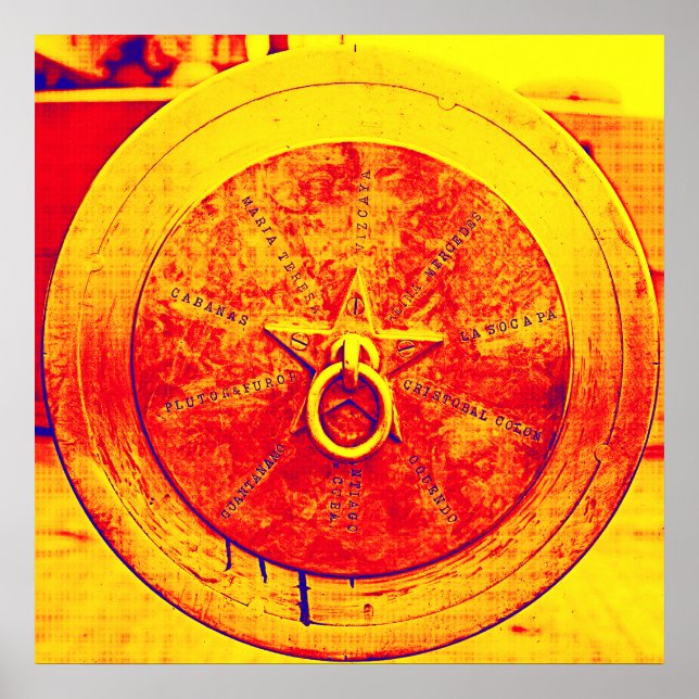 Vintage Cannon Pop Art Poster (Front)