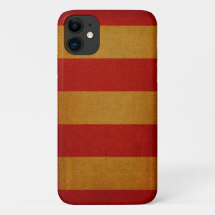 Vintage canvas deck chair pattern iPhone 11 case