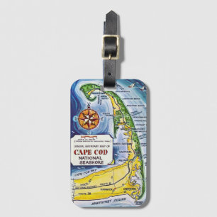 Vintage Cap Cod Seashore Luggage Tag