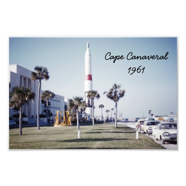 Vintage Cape Canaveral Photographic Print (Front)