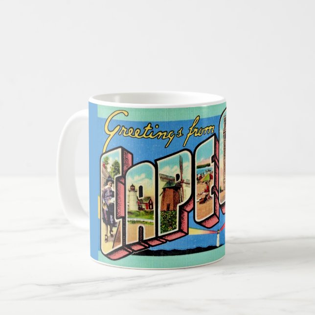Vintage Cape Cod Coffee Mug (Front Left)