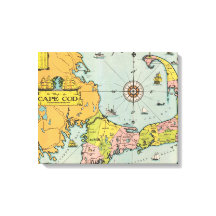 Vintage Cape Cod Map