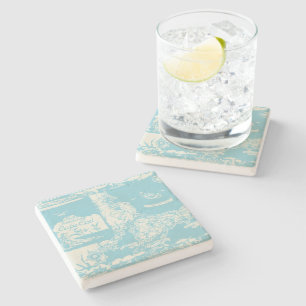 Vintage Cape Cod Map Stone Coaster
