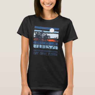 Vintage Cape Coral Florida Summer Travel 80s Beach T-Shirt