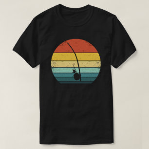 Vintage Capoeira Berimbau Instrument 70s Sunset T-Shirt